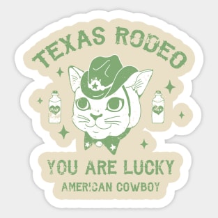 Cowboy Cat Sticker